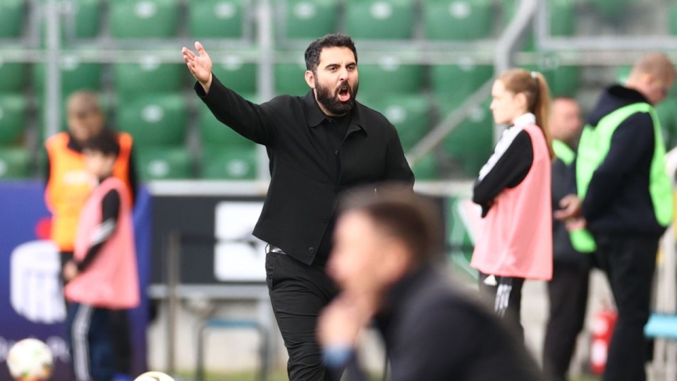 Goncalo Feio nie jest już trenerem piłkarzy Legii Warszawa. PAP/Leszek Szymański