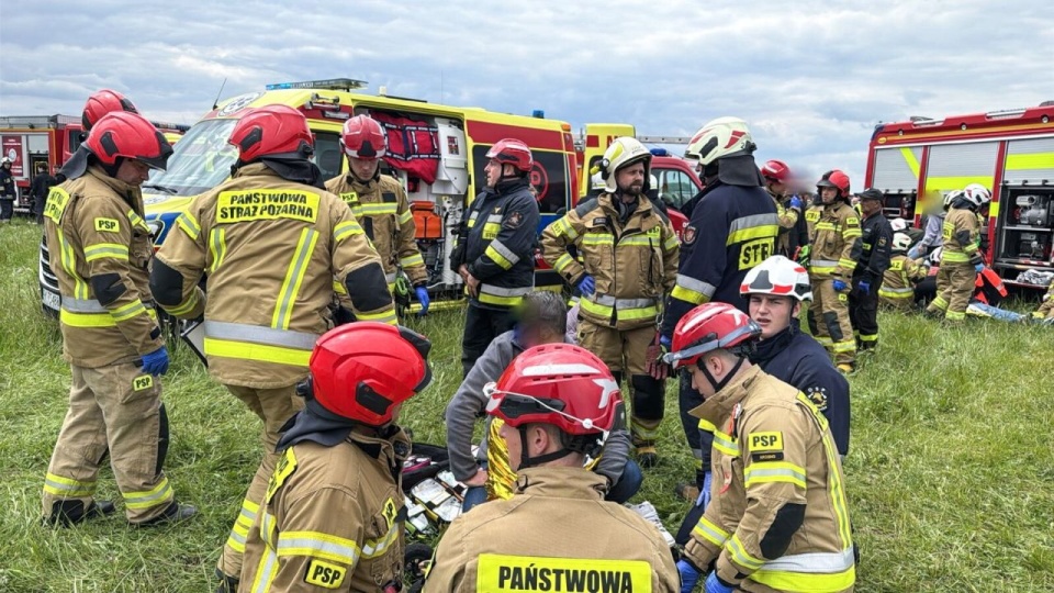 Fot. PAP/KM PSP Krosno