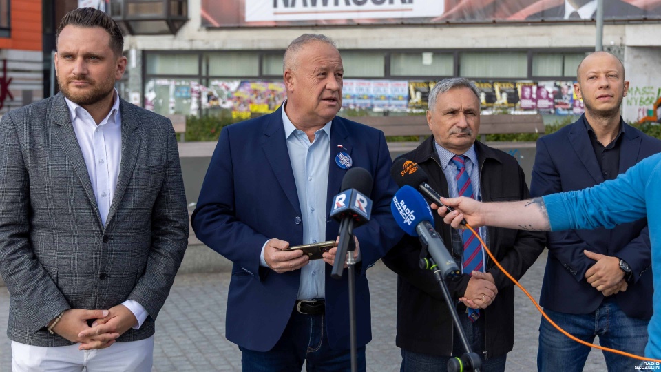 Romianowski Krzysztof, Artur Szałabawka, Marek Kopeć. Fot. Robert Stachnik [Radio Szczecin]