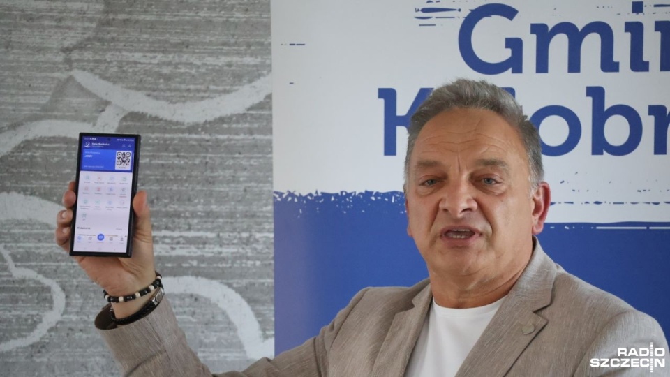 Jak zaznacza wójt gminy Jerzy Wolski, zależało mu na szybkim uruchomieniu karty. Fot. Przemysław Polanin [Radio Szczecin]