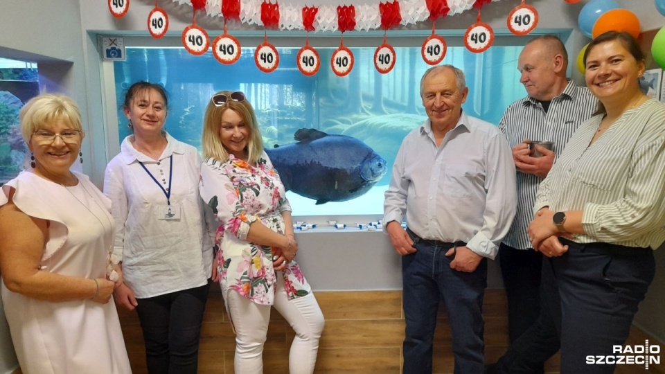 40. urodziny piranii Kasi w Muzeum Rybołówstwa Morskiego w Świnoujściu. Fot. Joanna Maraszek [Radio Szczecin]