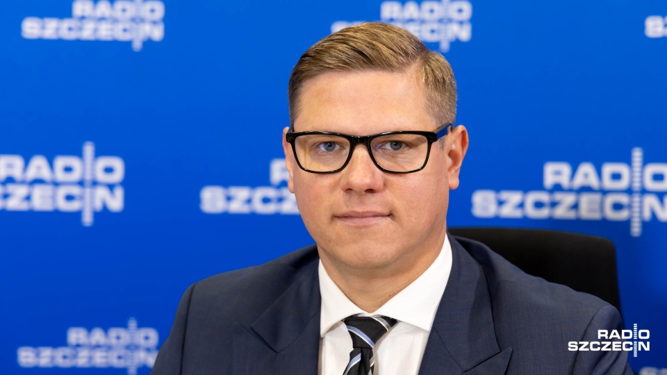 Patryk Jaskulski, poseł Koalicji Obywatelskiej. Fot. Robert Stachnik [Radio Szczecin]