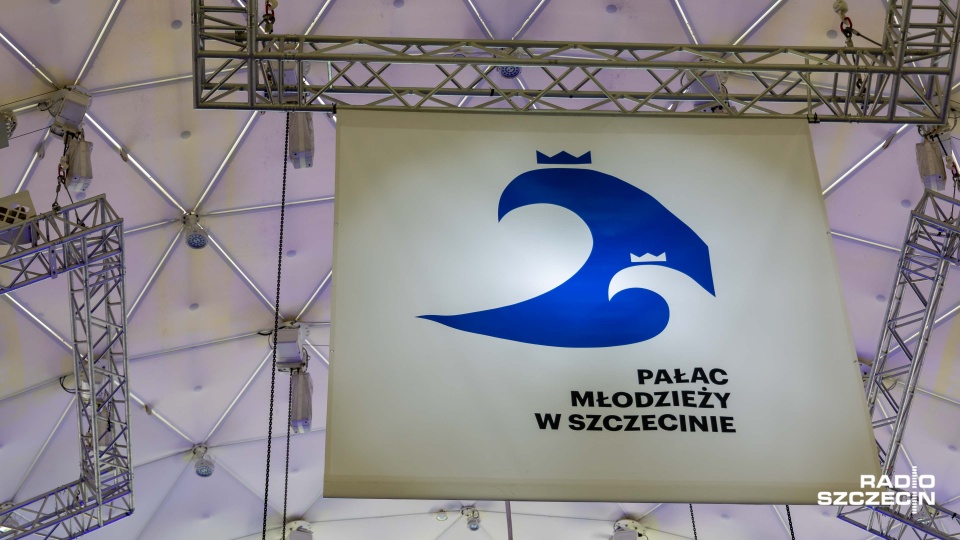 Nowe logo Pałacu Młodzieży. Fot. Robert Stachnik [Radio Szczecin]