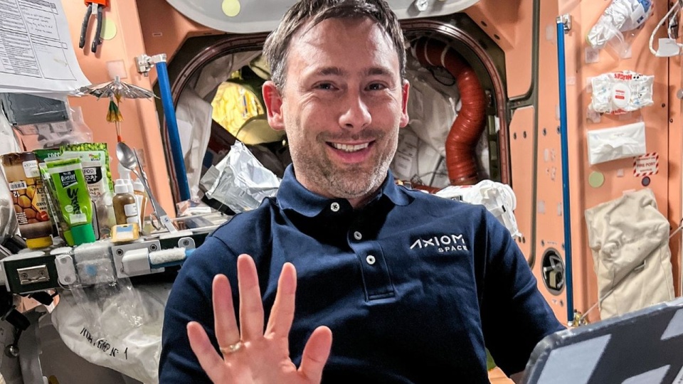 Sławosz Uznański-Wiśniewski. Fot. Axiom Space