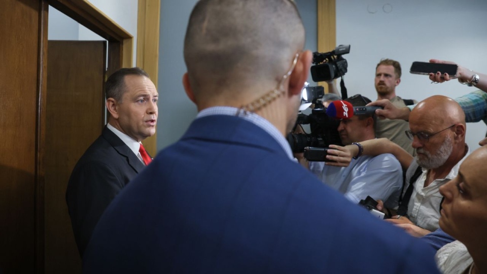 Prezydent elekt RP Karol Nawrocki podczas konferencji prasowej w siedzibie Kancelarii Prezydenta RP w Warszawie. PAP/Leszek Szymański