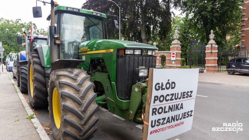 Rolnicy chcą w ten sposób wesprzeć patrole obywatelskie na granicy. Fot. Robert Stachnik [Radio Szczecin]