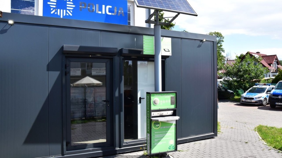 Podobny, wakacyjny punkt, otwarto na początku lipca w Łazach. źródło: koszalin.policja.gov.pl