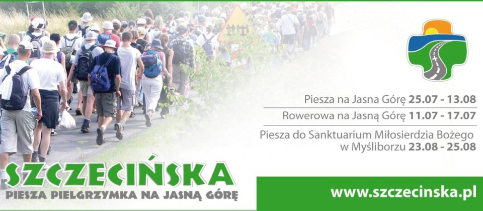 Średni dystans, który pokonują w ciągu dnia to około 35 kilometrów. źródło: www.facebook.com/szczecinskapielgrzymka