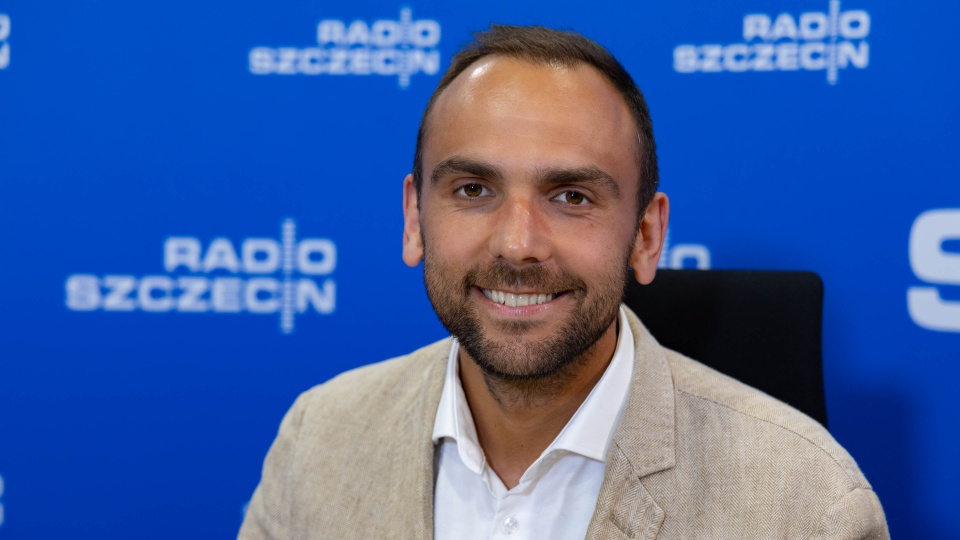 Burmistrz Międzyzdrojów Mateusz Bobek. Fot. Robert Stachnik [Radio Szczecin]