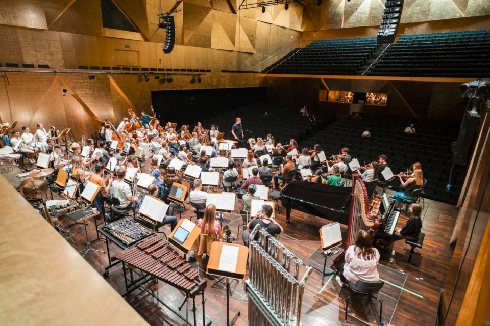 Próba generalna ILYO 2025 pod batutą Przemysława Neumanna. Fot. Piotr Nykowski