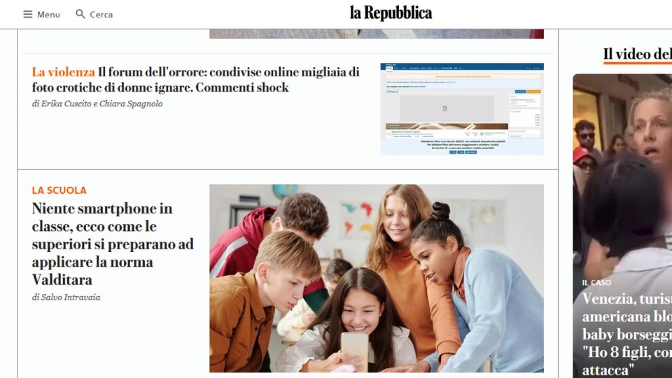 Dziennik "La Repubblica" zauważył we wtorek, że dyrektorzy szkół wraz z personelem wybierają sposób przechowywania komórek na czas lekcji. Gazeta zaznacza, że stosowanie ministerialnego zakazu nie będzie łatwe, bo uczniowie oceniają go jako karę. źródło: www.repubblica.it