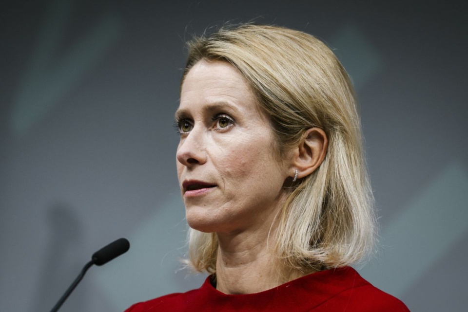 Celem jest wywarcie maksymalnej presji na Rosję - tak o sankcjach na Rosję mówiła szefowa unijnej dyplomacji Kaja Kallas. Fot. PAP/EPA/EMIL NICOLAI HELMS