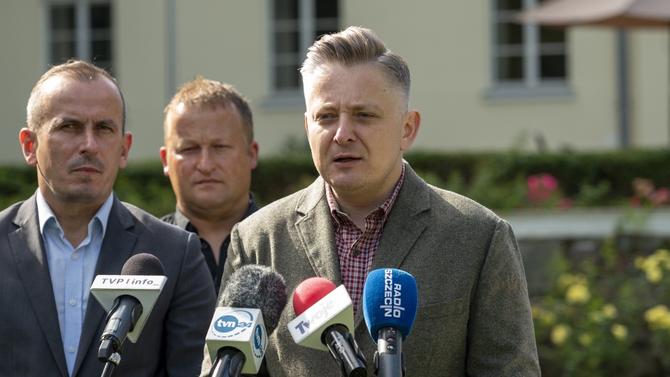 Jakub Stefaniak, sekretarz stanu w Kancelarii Premiera. Fot. Kamila Kozioł [Radio Szczecin]