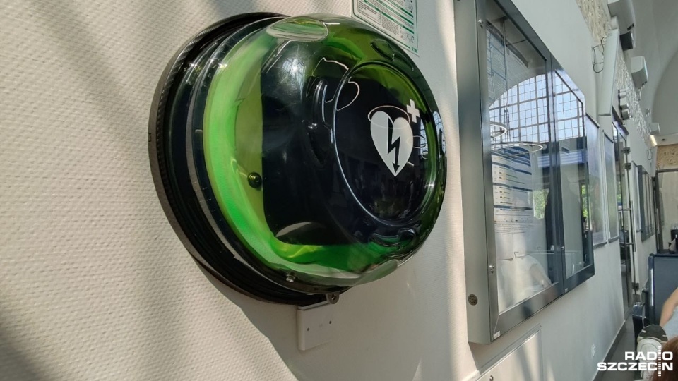 Defibrylator AED. Fot. Przemysław Polanin [Radio Szczecin]