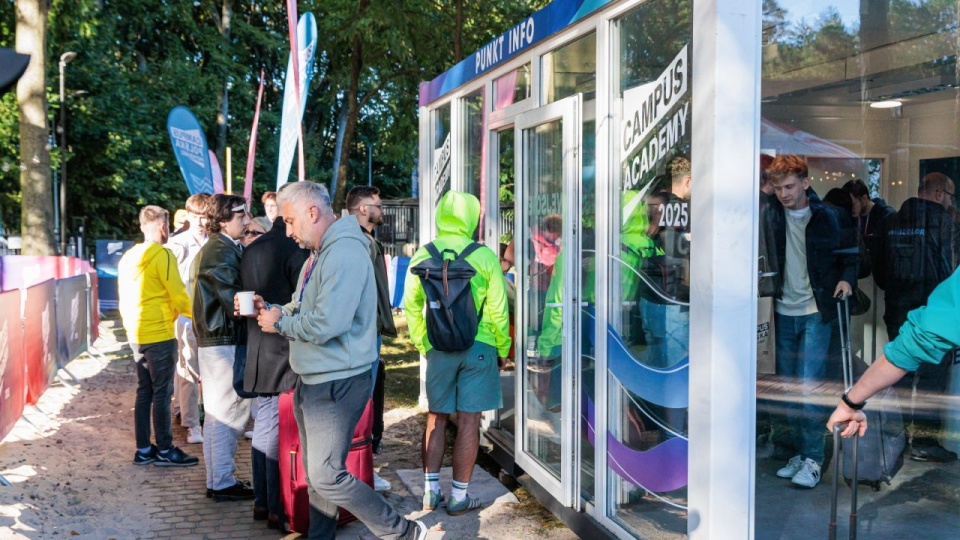 Otwarcie Campus Academy w Międzyzdrojach. Do pierwotnej formuły Campusu Polska Przyszłości organizatorzy mają powrócić w przyszłym roku. PAP/Jerzy Muszyński