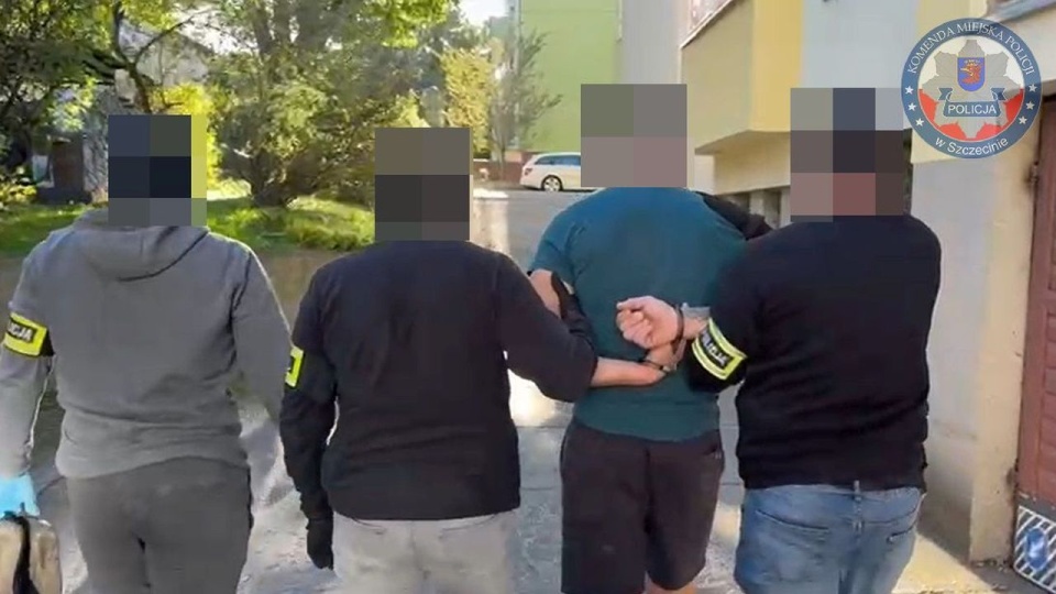 Mężczyzna usłyszał zarzuty i przyznał się do popełnienia przestępstw. źródło: szczecin.policja.gov.pl