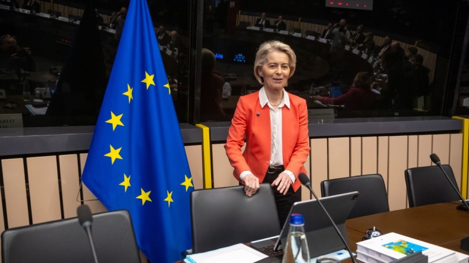 Ursula von der Leyen. PAP/EPA/CHRISTOPHE PETIT TESSON