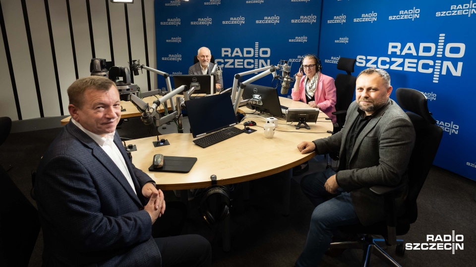 Grzegorz Napieralski, Jarosław Rzepa, Mieczysław Skawiński. Fot. Robert Stachnik [Radio Szczecin]