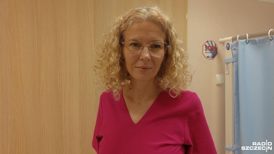 Klaudia Winiecka-Socha, chirurg z Kliniki Chirurgii Ogólnej i Onkologicznej z Uniwersyteckiego Szpitala Klinicznego nr 1 w Szczecinie. Fot. Anna Klimczyk [Radio Szczecin]