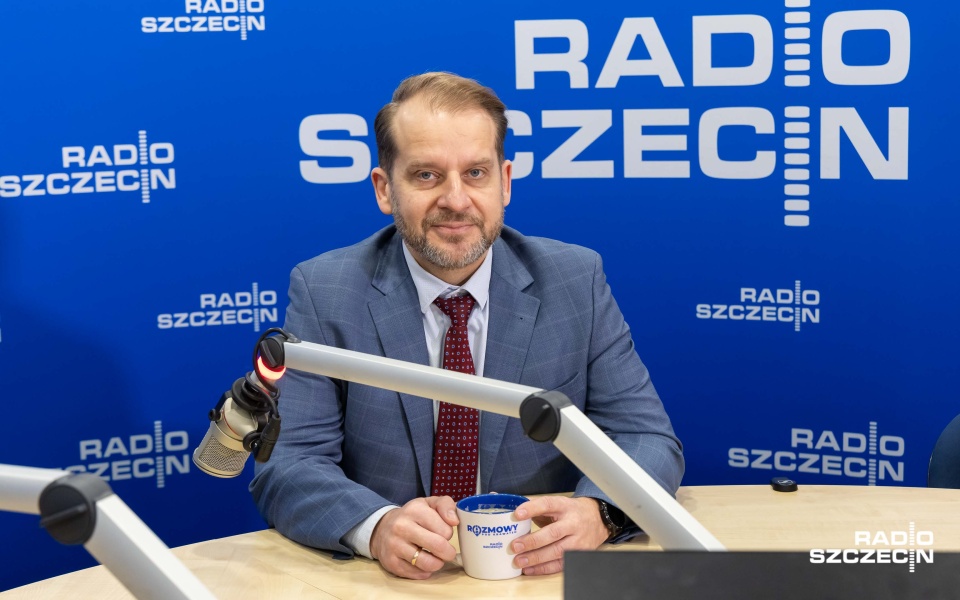 Burmistrz Polic Krystian Kowalewski. Fot. Robert Stachnik [Radio Szczecin]