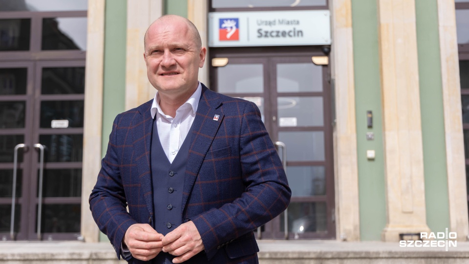 Prezydent Piotr Krzystek. Fot. Robert Stachnik [Radio Szczecin]