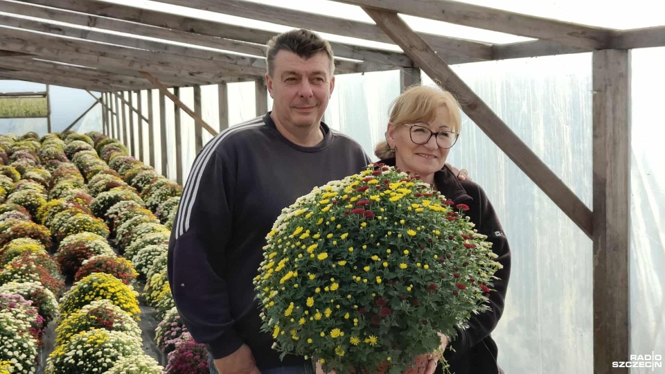 Tomasz Jesiak z żoną. Fot. Przemysław Polanin [Radio Szczecin]