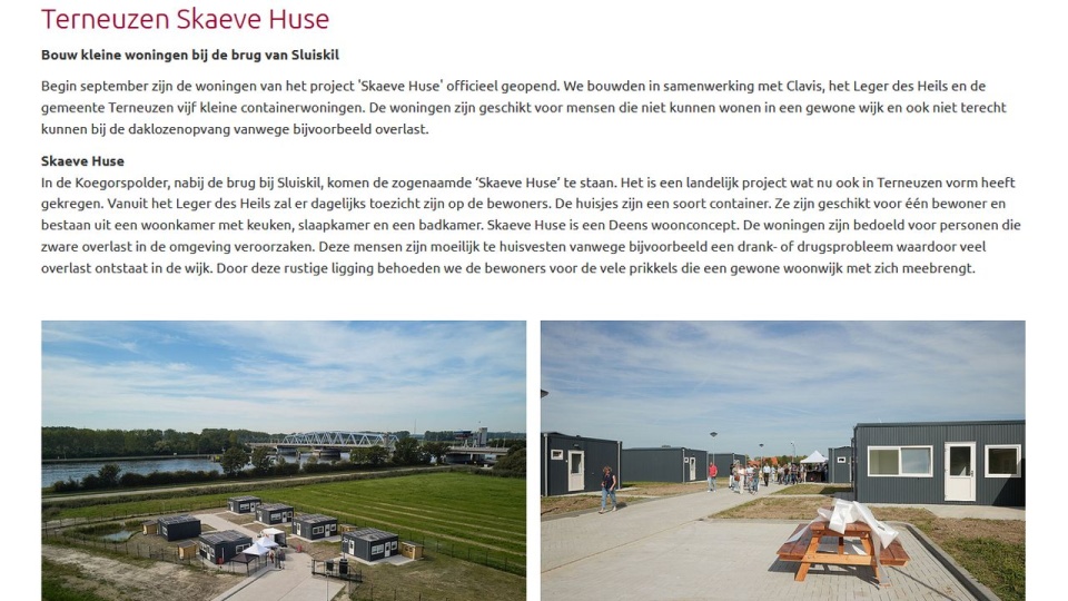 Skaeve Huse nie są miejscem docelowym. Część ich mieszkańców w końcu powraca do swoich domów. źródło: www.woongoedzvl.nl