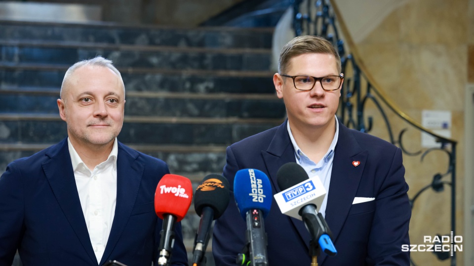 Marcin Biskupski, Patryk Jaskulski. Fot. Robert Stachnik [Radio Szczecin]