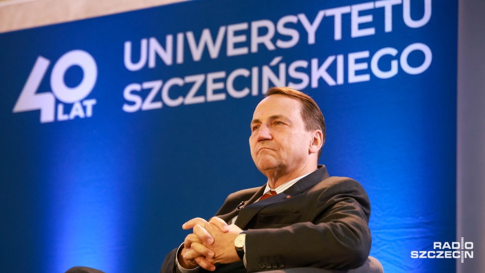 Radosław Sikorski. Fot. Robert Stachnik [Radio Szczecin]
