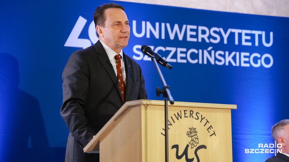 Radosław Sikorski. Fot. Robert Stachnik [Radio Szczecin]