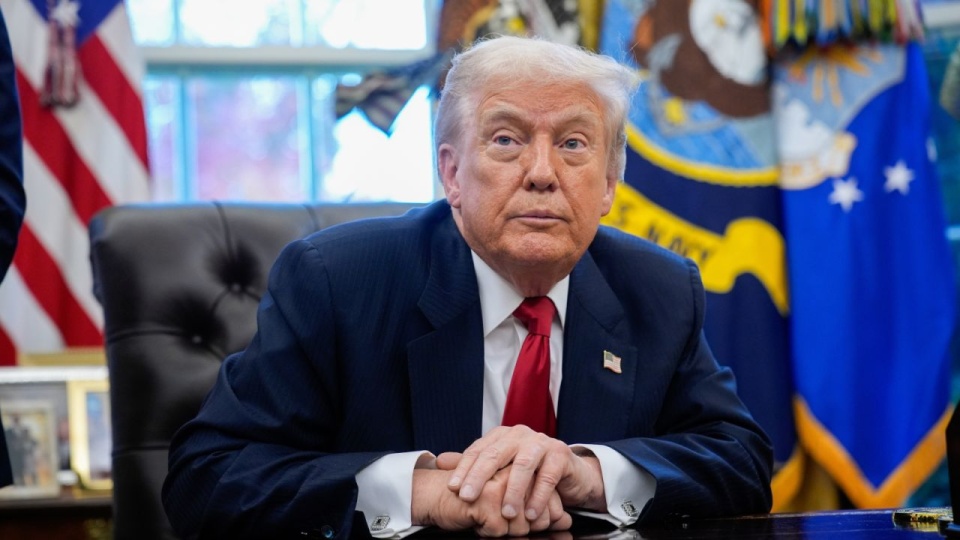 Prezydent Donald Trump. PAP/EPA/YURI GRIPAS / POOL