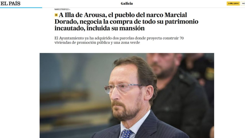 Dorado został skazany na łącznie 16 lat wiezienia za przemyt narkotyków i tytoniu. Po odbyciu kary mieszka w swojej rodzinnej miejscowości A Illa de Arousa. źródło: elpais.com