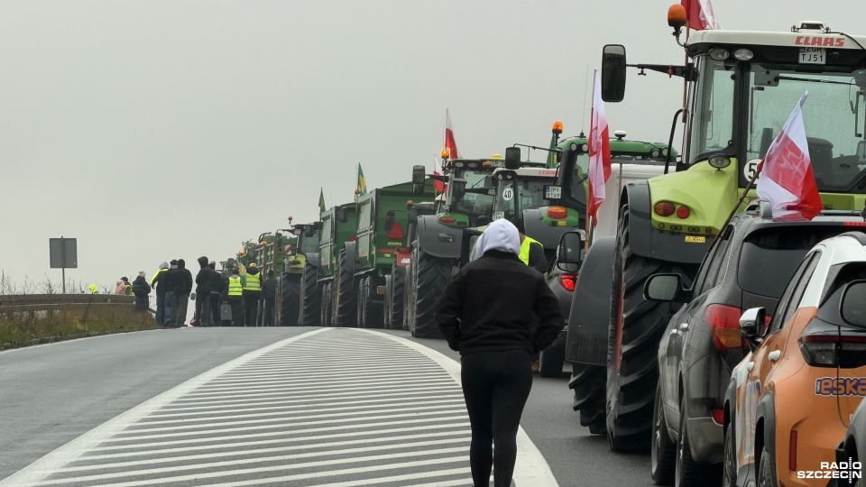 Protest rolników na S3 [ZDJĘCIA]