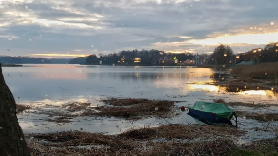 Oczyszczanie brzegu Jeziora Barlineckiego
