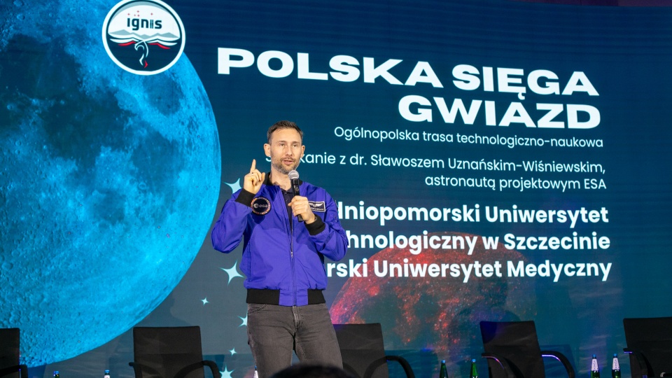 Sławosz Uznański-Wiśniewski. Fot. Weronika Łyczywek [Radio Szczecin]