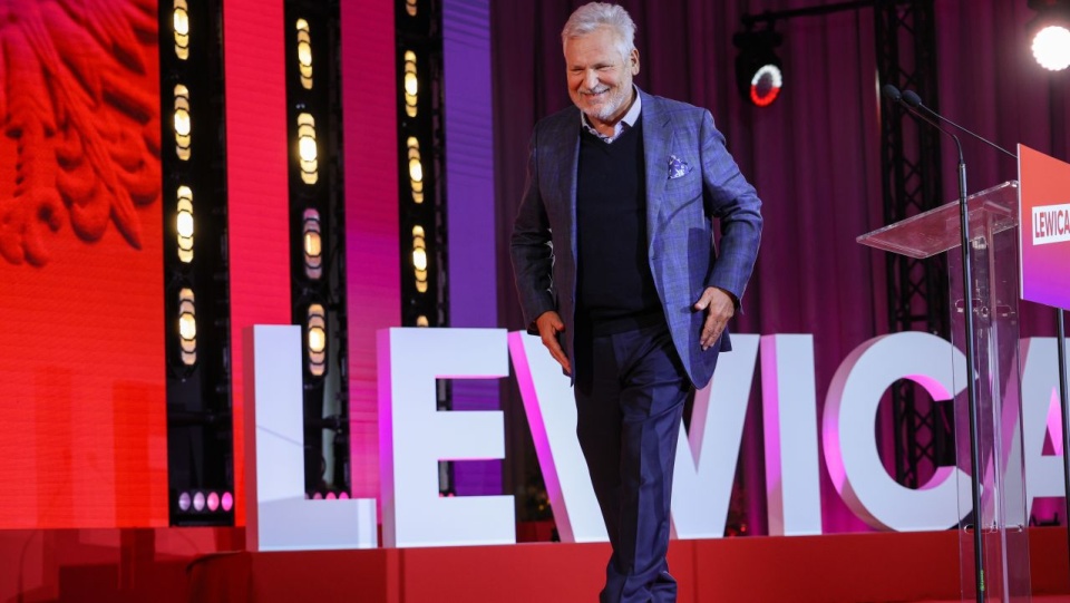 Aleksander Kwaśniewski na konwencji Lewicy