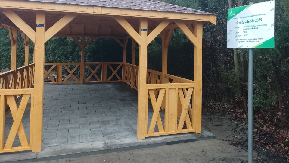 Nowe miejsce do wypoczynku w Trzebieży