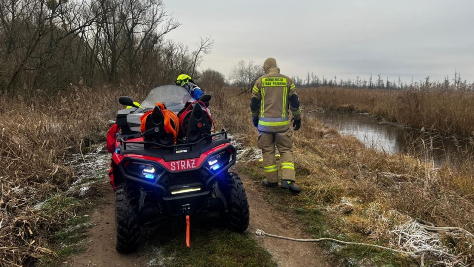 fot. Dariusz Schacht, rzecznik zachodniopomorskiego komendanta wojewódzkiego Państwowej Straży Pożarnej.