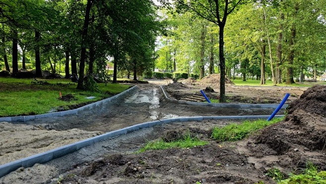 Park Miejski w Barwicach przechodzi modernizację