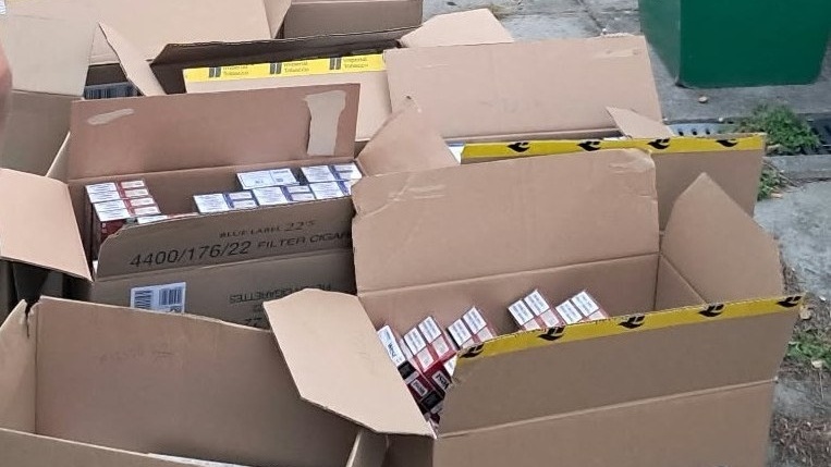 Funkcjonariusze zabezpieczyli blisko 60 tys. sztuk nielegalnych papierosów