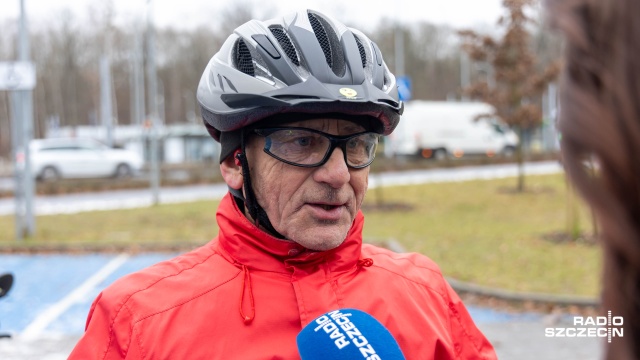 Fot. Robert Stachnik [Radio Szczecin] Rowerem w sylwestra [WIDEO, ZDJĘCIA]