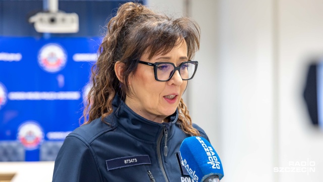 Anna Gembala. Fot. Robert Stachnik [Radio Szczecin] Wzrasta zainteresowanie pracą w policji [WIDEO, ZDJĘCIA]