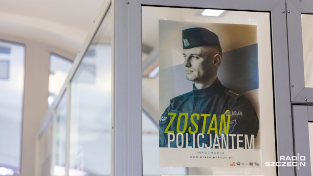 Fot. Robert Stachnik [Radio Szczecin] Wzrasta zainteresowanie pracą w policji [WIDEO, ZDJĘCIA]