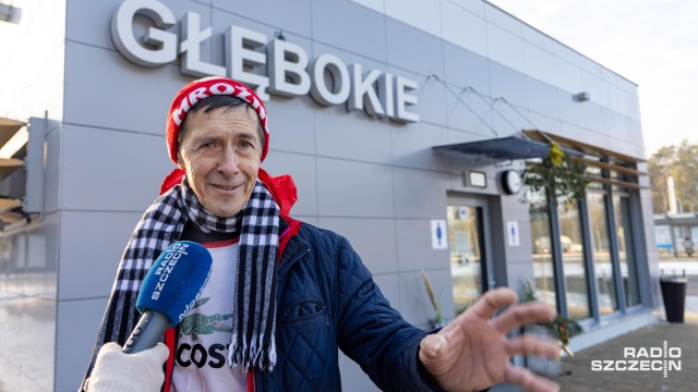 Fot. Robert Stachnik [Radio Szczecin] Niecodzienna wystawa ze śniegu w Szczecinie [ZDJĘCIA]