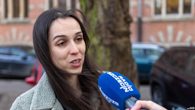 Karolina Kulińska. Fot. Robert Stachnik [Radio Szczecin] Mróz bardzo niebezpieczny dla bezdomnych zwierząt [WIDEO, ZDJĘCIA]