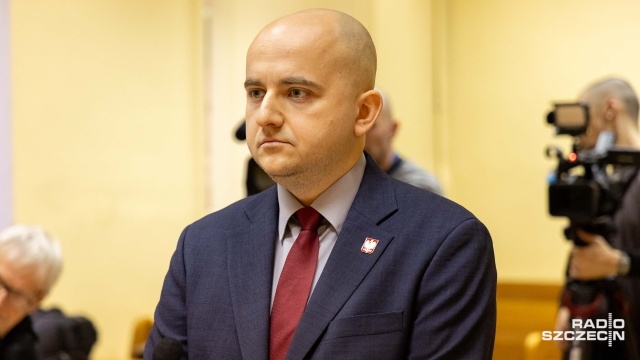 Fot. Robert Stachnik [Radio Szczecin] Matecki: nie mam nic do ukrycia [ZDJĘCIA]