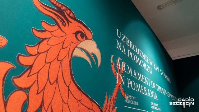 Fot. Robert Stachnik [Radio Szczecin] Stalowa noga, miecze, armaty i kusze. Nowa wystawa "Oręż w państwie Gryfitów" w Muzeum Narodowym [WIDEO, ZDJĘCIA]