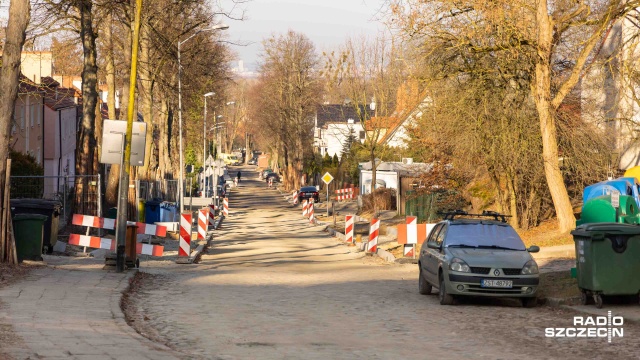 Fot. Robert Stachnik [Radio Szczecin] Rozpoczyna się kolejny etap przebudowy ulicy Smoczej [WIDEO, ZDJĘCIA]