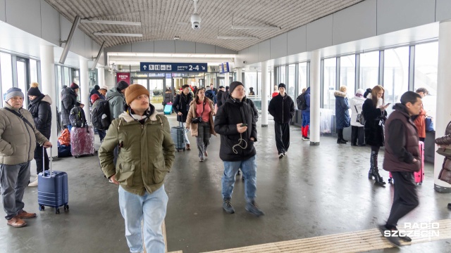 Fot. Robert Stachnik [Radio Szczecin] Ogromne opóźnienia w kursowaniu pociągów [ZDJĘCIA]