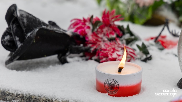 Fot. Robert Stachnik [Radio Szczecin] Dzień Pamięci o ofiarach Holocaustu w Szczecinie [ZDJĘCIA]
